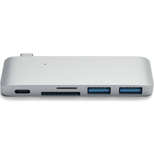 SATECHI USB-C Pass-Through USB Hub with USB-C for Mac & IPad Pro