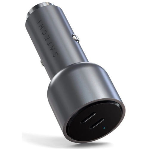 ST-U2C40CCM - Satechi 40W Dual USB-C PD Kfz-Ladegerät (Space Grey)