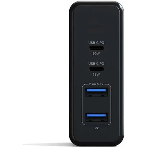 SATECHI USB-C Charger 108W Multiport Travel Charger (Space Grey) Support Macbook, Macbook Pro and most Tablets