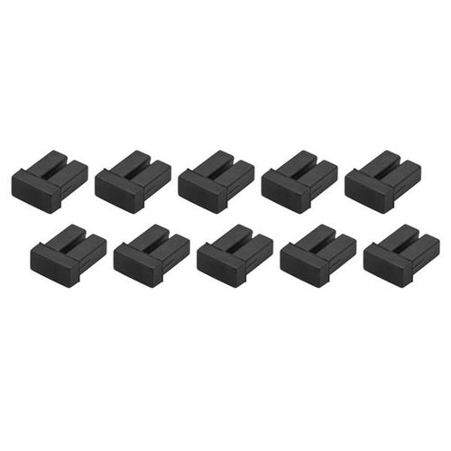 StarTech.com SFPLCCAP10 Glasfaser-Staubschutzkappen – 10 Stück – für LC-Ports SFP-Staubschutz – SFP-Staubkappe – SFP-Portabdeckung