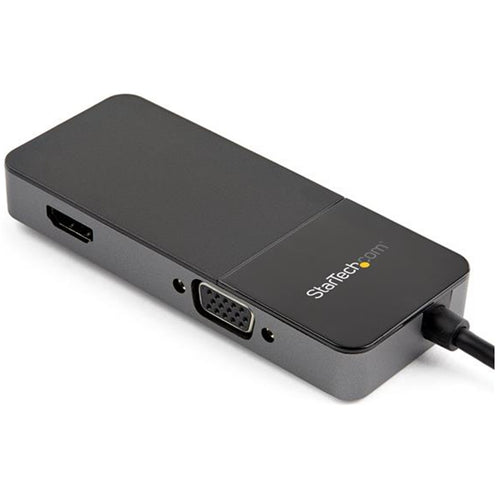 StarTech.com USB32HDVGA USB 3.0 to HDMI and VGA Adapter - 4K/1080p USB Type-A Dual Monitor Multiport Adapter Converter - External Video Graphics Card for Multiple Screens - Multi Display USB Adapter (USB32HDVGA)