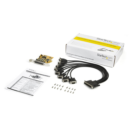 StarTech.com PEX8S1050 - 8-Port PCIe RS232 Serial Adapter Card