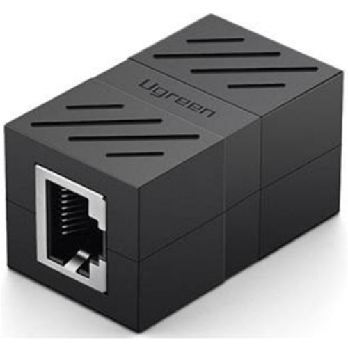 UG-20390 - UGREEN RJ45 Network Keystone Jack Inline Coupler Female to Female 1pcs (Black)