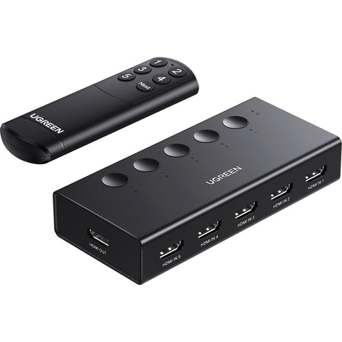 Ugreen HDMI 2.0 5 1 Switcher ABS Black