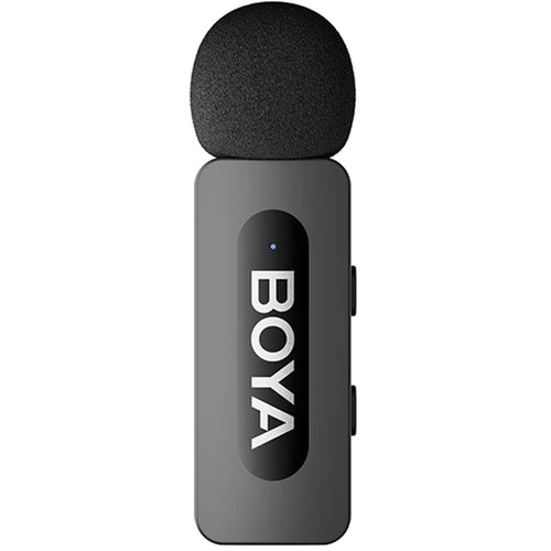 Boya BY-V10 (2.0) 1 x TX + 1 x RX Next-Gen Dual-Channel Wireless Microphone (USB-C Plug) The BY-V series is an upgraded dual-channel wireless microphone. Lightweight and portable and featuring smart noise concellation technology, it deliver