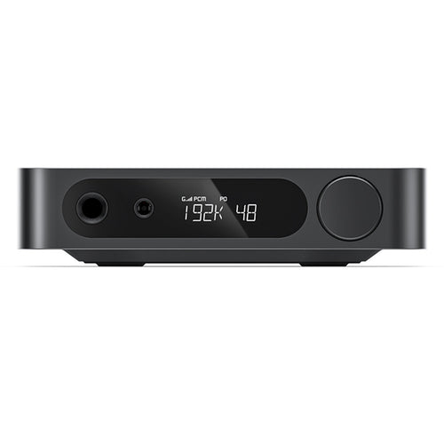 FiiO K11 Desktop DAC & Headphone Amplifier - Black Optical + Coax + USB-C Inputs - 6.3mm + 4.4mm Balanced + RCA Outputs - LCD Display - RGB Logo