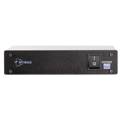RF VENUE DISTRO5HDR - 5CH RF ANTENNA AND POWER DISTRIBUTION SYSTEM