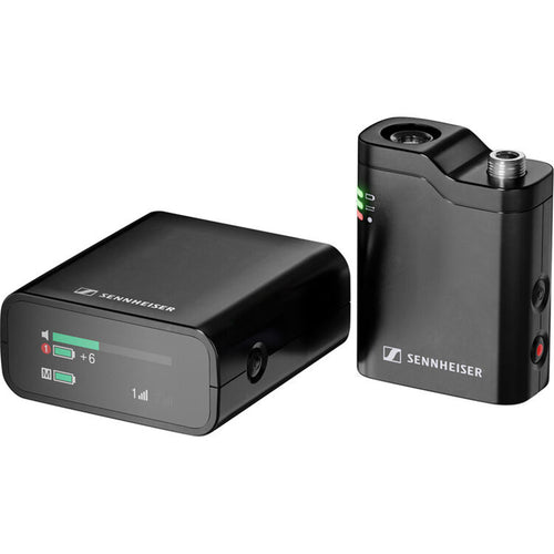 Sennheiser Pro Profile Wireless 1-Channel All-in-One Clip-On & Handheld Microphone System - 2-channel 2.4GHz receiver + Clip-On Microphone Transmitter - Backup Recording Mode with 16GB storage - 32bit Float recording - Superior Sennheiser s