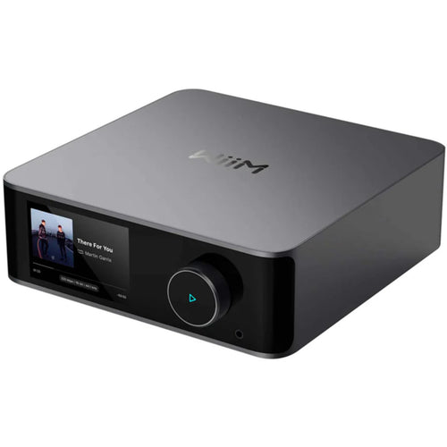 WiiM Ultra Wireless WiFi + Bluetooth Music Streaming Preamp with 3.5" Touchscreen - Grey