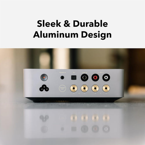 WiiM Vibelink Amp 200W Power Amplifier with Premium ESS SABRE DAC - Space Grey