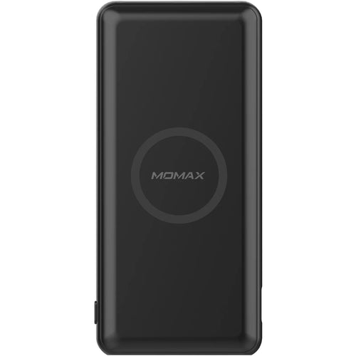 Momax 10000mAh 18W 2-Output Wireless Charging Power Bank - Black