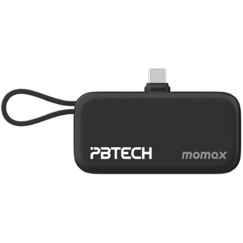 Momax 5000mAh 20W 3-Output Mini Power Bank - PB Special Edition Black