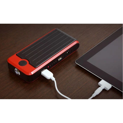 PowerAll SUPREME PBJS16000-RS 16000mAh Portable Jump Starter & Power Bank Rechargeable Li-ion Battery - 12V 600A Peak Jump+Start Current - 2x USB 5V / 2.1A Output Sockets