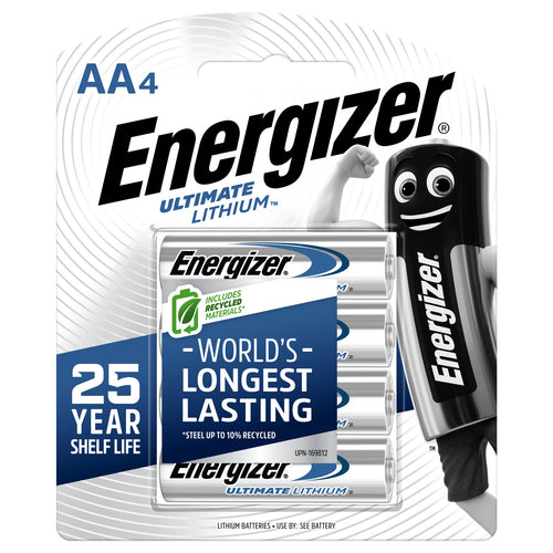 L91BP4T - ENERGIZER LITHIUM AA 4PK