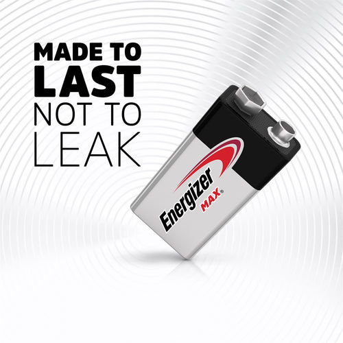 Energizer MAX 9V Batterien – 4er-Pack – Ideal für Garagentoröffner / Rauchmelder / Alarmanlagen