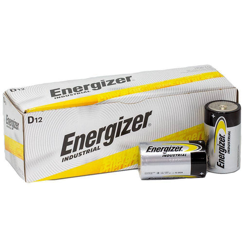 Energizer EN95DP12 Industrial D Alkali-Batterie, 12er-Großpackung