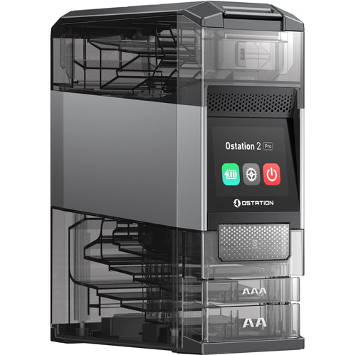 Olight Ostation 2 Pro - 3-in-1 AA & AAA Smart Battery Hub Touchscreen Charger, Tester and Organiser AA, AAA, Li-Ion and NiMH Batteries, Magnetic Olight Charging Bay
