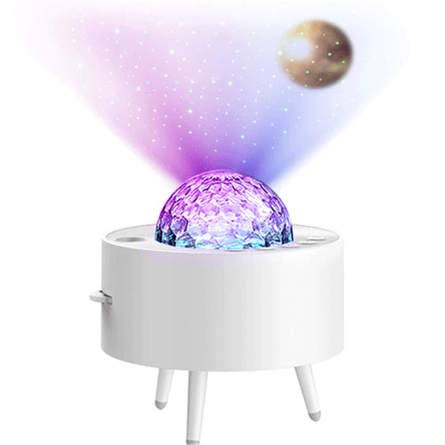 Sansai QL-1808 white Bluetooth Galaxy Light Projector Party Lighting