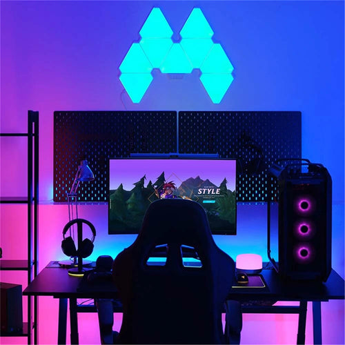 Yeelight Smart RGB LED Light Panel (6pcs) Works with Razer Chroma and OverWolf Support Scene linkage