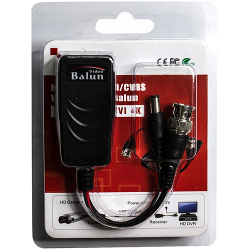 DYNAMIX CCTV Balun - Cat6/5e to BNC Convertor w/ power. HD-CVI/TVI/AHD