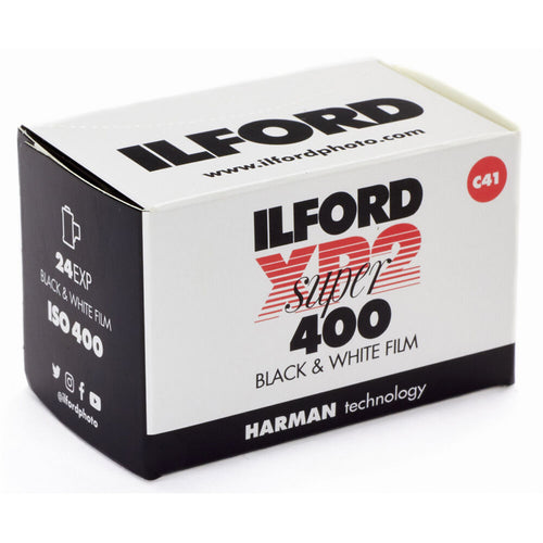 ILFORD (35mm Roll Film, 24 Exposures) XP2 Super Black and White Negative Film