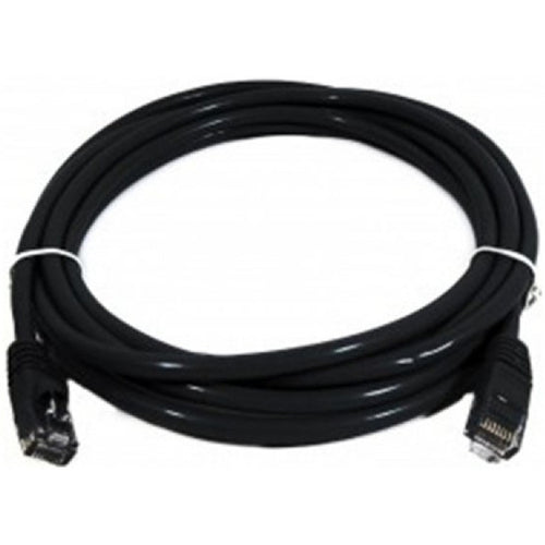 8Ware PL6A-40BLK Cat6A UTP Snagless Ethernet Cable - 40m - Black