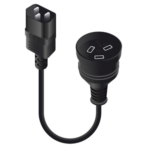 ALOGIC MF-C14AUS3P-1.5 - 1,5M IEC C14 ZU AUS 3PIN NETZSTECKER MTOF