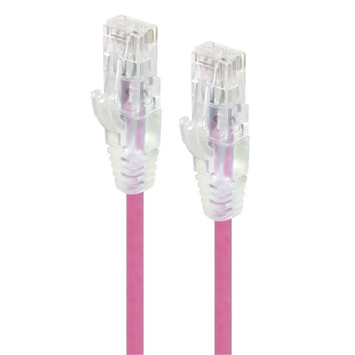 Alogic C6S-0.50PNK Cat6 Ultra Slim Ethernet Cable - 50cm - Pink