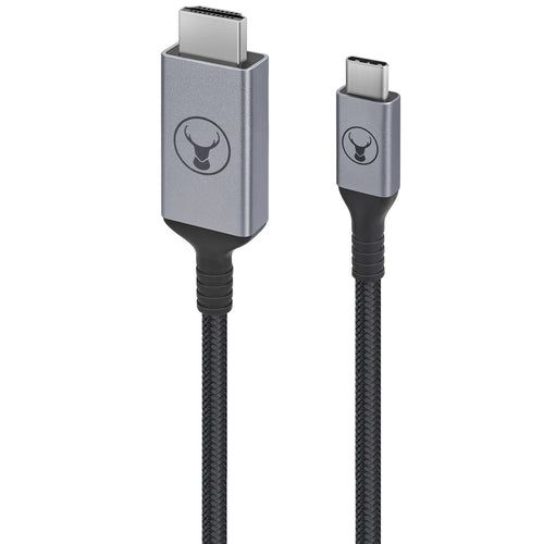 Bonelk Long-Life USB-C to HDMI Cable - 2.5m - Black - Space Grey