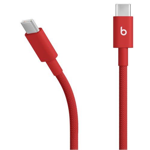 Beats USB-C to USB-C Woven Cable (1.5 m) - Rapid Red
