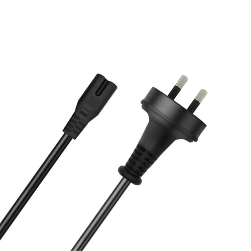 Cruxtec 2Pin Male to IEC-C7 Female Power Cable - 2m - SAA Approved - AU/NZ