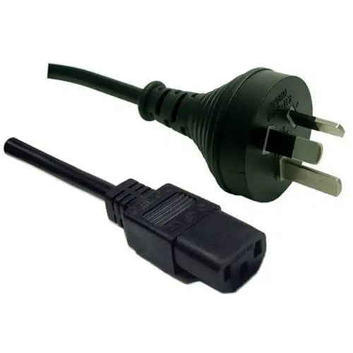 Cruxtec 3Pin Plug to IEC-C13 Female AC Power Cable - 3m - Black