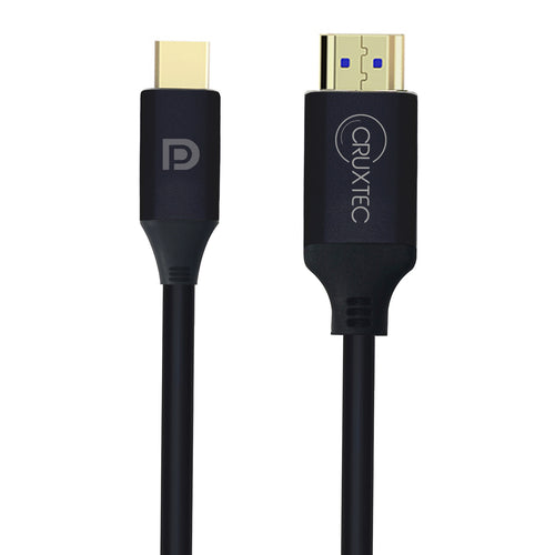 Cruxtec 2m Mini DisplayPort to HDMI Cable - 4K/30Hz