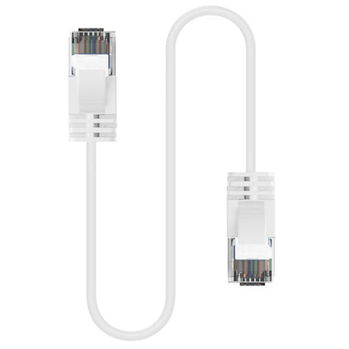 Cruxtec Cat6A Ultra Slim Ethernet Cable - 10m - White