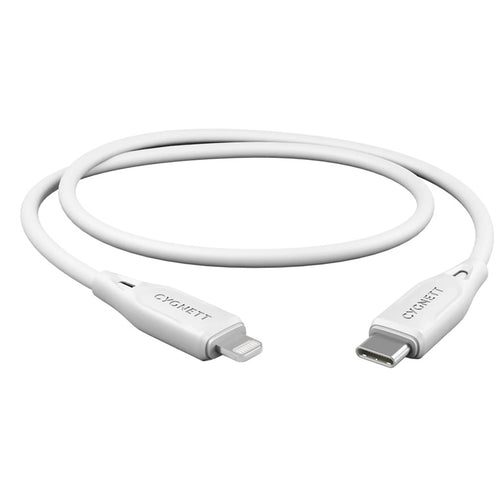 Cygnett Essentials USB-C to Lightning Cable - 1m - White
