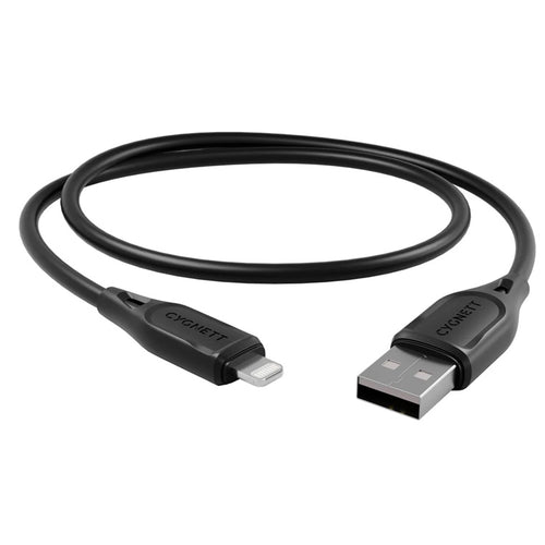 Cygnett Essentials USB-A to Lightning Cable - 2m - Black