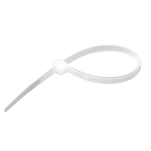 DYNAMIX DY3003N - 3.6 x 300mm Natural Cable Ties Pack of 100 180N/18.3kgs Tensile Strength