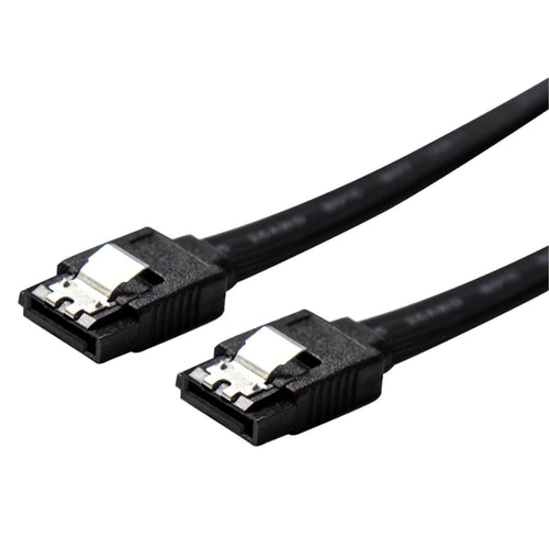 DYNAMIX C-SATA3 - 0.5m SATA 6Gbs Data Cable w/ Latch Black colour
