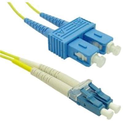 Dynamix FSM-LCSC-10 OS1 LC to SC Fibre Lead - 10m - Yellow