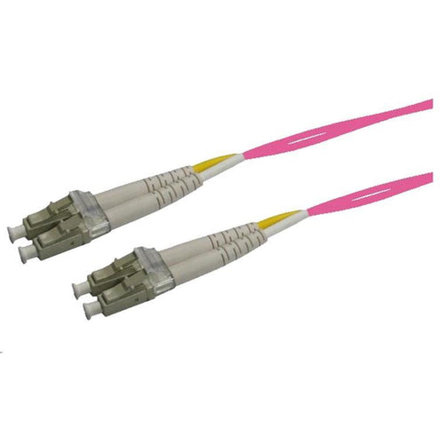 Dynamix FL-LCLCOM4-10 OM4 LC to LC Fibre Lead - 10m - Raspberry Pink