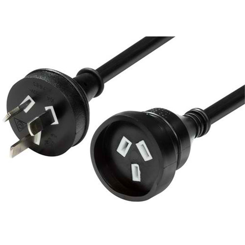 Dynamix PEXT3MBK 3m Standard-Stromverlängerungskabel – Schwarz
