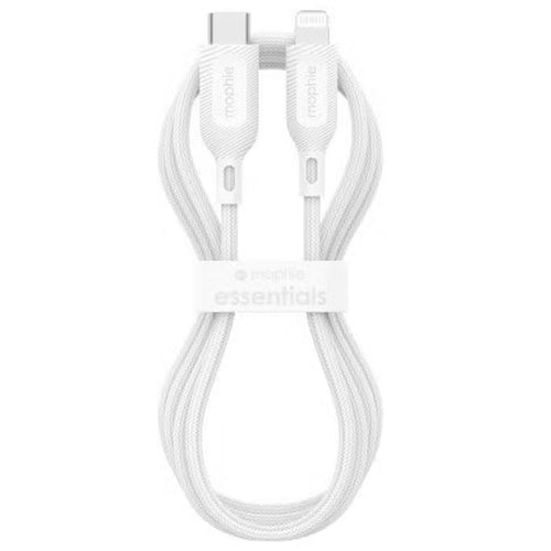 ZAGG 409912194 - Mophie Essential Cable C Lightning Cable - White soft braided - 1m
