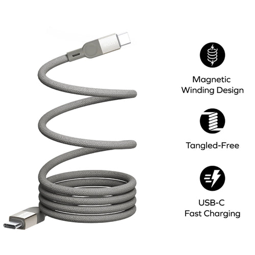 Momax Mag Link 100W USB-C Cable - 1m - Black
