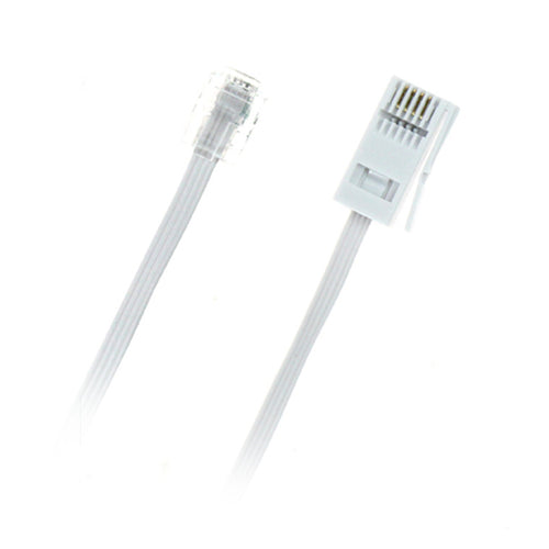Pudney Home P3713 - Pudney Phone NZ Plug to RJ11 Plug 2 Wire Crosswired 2 Metre