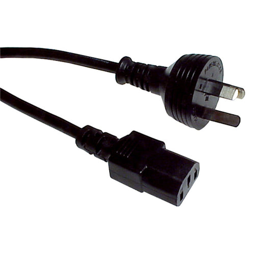 RackPower CM1NC075 10A 3-Pin to C13 Cable - 75cm - Black