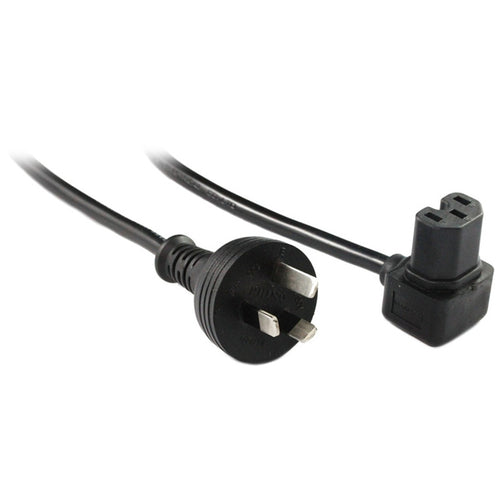 RackPower CM1NH100-SB 10A 3-Pin to C15 Cable - 1m - Black
