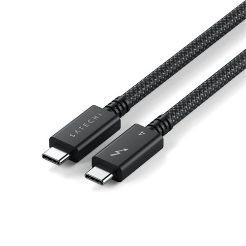 SATECHI Thunderbolt 4 Pro ( Space Grey ) Cable - 1M 240W 40Gpbs Support 8K resolution