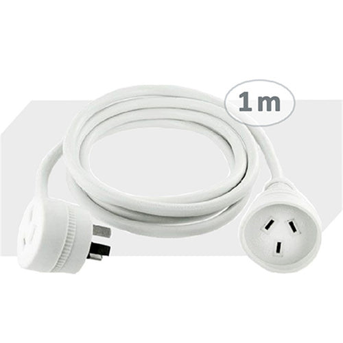Sansai SPGY-1M Piggy Back Extension power Cord - 1M AU/NZ SAA Approved Cable lead