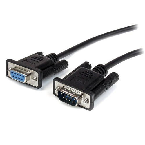 StarTech.com MXT1002MBK RS232 Serial Extension Cable - 2m - Black