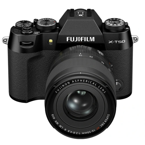 Fujifilm X-T50 Mirrorless Camera with XF 16-50mm f/2.8-4.8 Lens Black